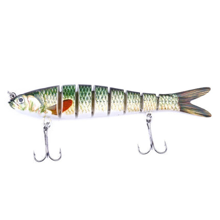 Luya Knotty Fish Plastic Bionic Hard Bait Sea Fishing Fake Bait, Colour: JM034-3-garmade.com