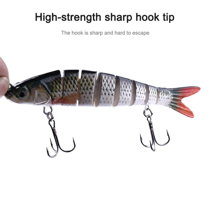 Luya Knotty Fish Plastic Bionic Hard Bait Sea Fishing Fake Bait, Colour: 3 PCS-garmade.com