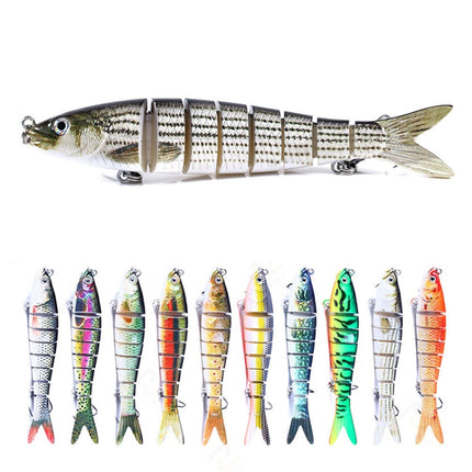 Luya Knotty Fish Plastic Bionic Hard Bait Sea Fishing Fake Bait, Colour: JM034-9-garmade.com