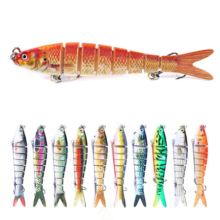 Luya Knotty Fish Plastic Bionic Hard Bait Sea Fishing Fake Bait, Colour: JM034-10-garmade.com