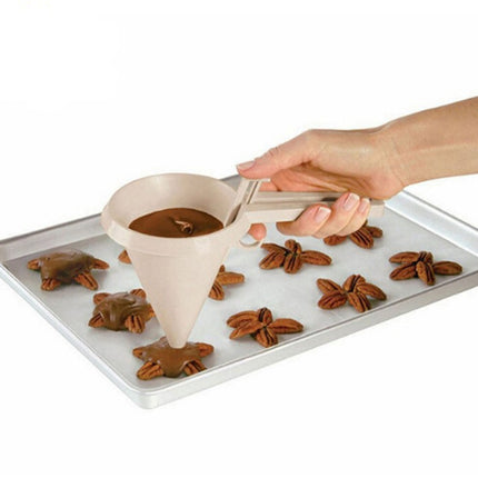 7 PCS Buttercream Frosting Funnel Handheld Portion Cup Cake Chocolate Dispenser Baking Tool-garmade.com