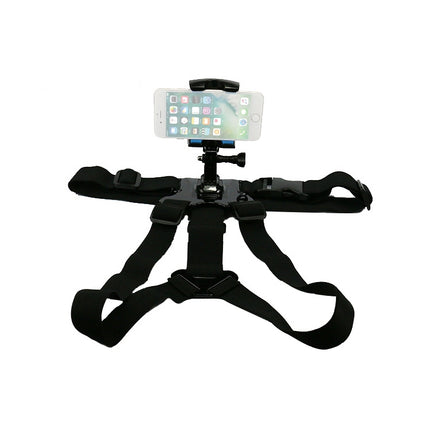 Chest Fixed Strap Mobile Phone Holder for 4-6.5 inch Mobile Phone-garmade.com