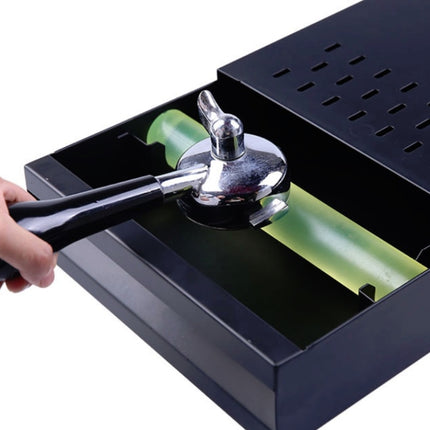 Stainless Steel Drawer Type Coffee Grounds Box Coffee Machine Supporting Equipment(Steel Color)-garmade.com