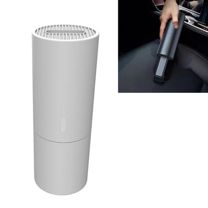 Creative Mini Handheld Portable Vacuum Cleaner USB Charging High Power Household Vacuum Cleaner(Pure White)-garmade.com