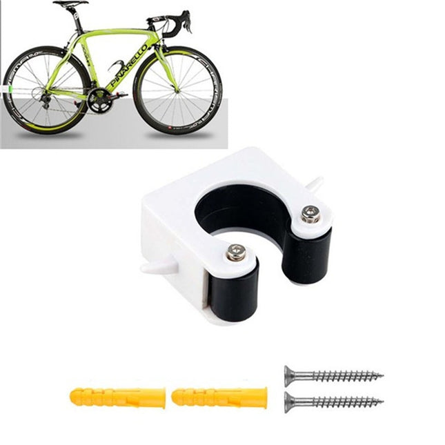 2 PCS Bicycle Parking Buckle Children Road Bike Mountain Bike Simple Wall Mount, Style:Road Bike(Black)-garmade.com