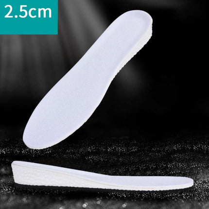 5 Pairs Inner Increased Insoles Sports Shock Absorption Increased Breathable Sweat-absorbent Deodorant Invisible Pad, Thickness:2.5cm(39-40)-garmade.com