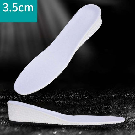 5 Pairs Inner Increased Insoles Sports Shock Absorption Increased Breathable Sweat-absorbent Deodorant Invisible Pad, Thickness:3.5cm(43-44)-garmade.com