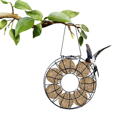 Outdoor Circular Hanging Automatic Bird Feeder-garmade.com