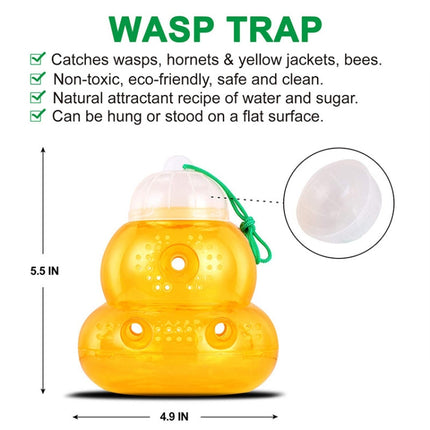 Bee Trap Outdoor Plastic Environmental Protection Insect Trap-garmade.com