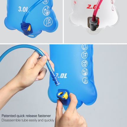 Rhinowalk Cycling Water Bag 2L/3L Full Opening Outdoor Drinking Water Bag Drinking Equipment, Colour: RK18101 blue 2L-garmade.com