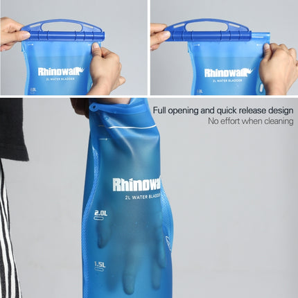 Rhinowalk Cycling Water Bag 2L/3L Full Opening Outdoor Drinking Water Bag Drinking Equipment, Colour: RK18101 blue 2L-garmade.com
