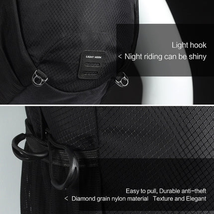 Rhinowalk 12L Riding Backpack Waterproof And Breathable Sports Backpack 12L(Black)-garmade.com
