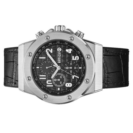 BAOGELA 1805 Sports Quartz Men Watch Luminous Silicone Watch(Silver Shell Black Surface)-garmade.com