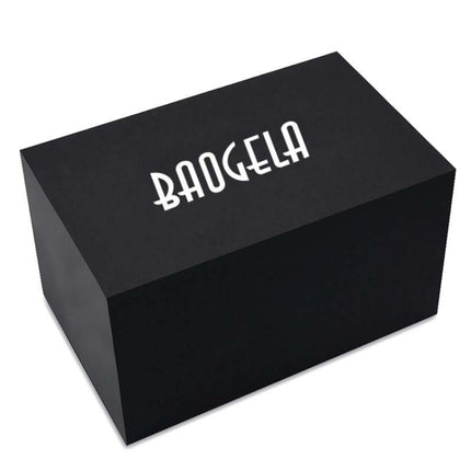 5 PCS BAOGELA Paper + Sponge Square Watch Packaging Box Black Watch Gift Box, Size: 12.1 x 7.6 x 6.8cm-garmade.com