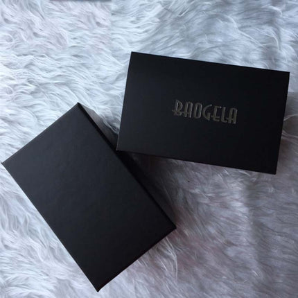 5 PCS BAOGELA Paper + Sponge Square Watch Packaging Box Black Watch Gift Box, Size: 12.1 x 7.6 x 6.8cm-garmade.com