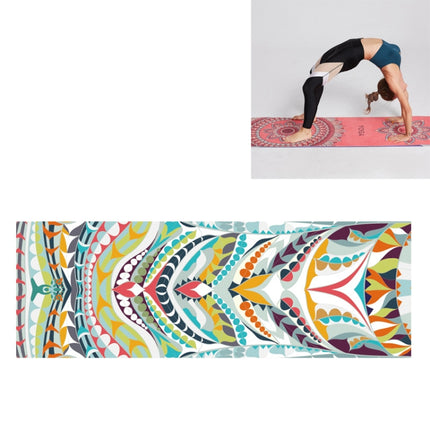Portable Printed Non-slip Environmental Protection Yoga Mat Drape, Size: 185 x 63cm(Practitioner)-garmade.com