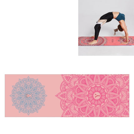 Portable Printed Non-slip Environmental Protection Yoga Mat Drape, Size: 185 x 63cm(Saint Serene)-garmade.com