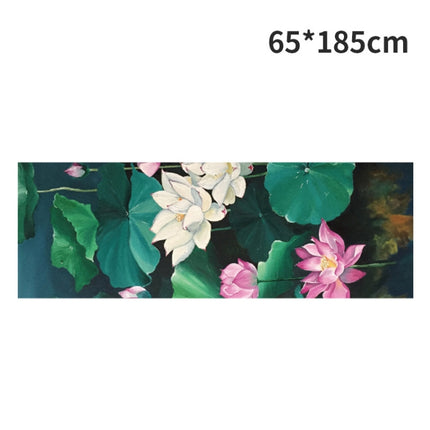 Portable Printed Non-slip Environmental Protection Yoga Mat Drape, Size: 185 x 63cm(Misty Lotus)-garmade.com