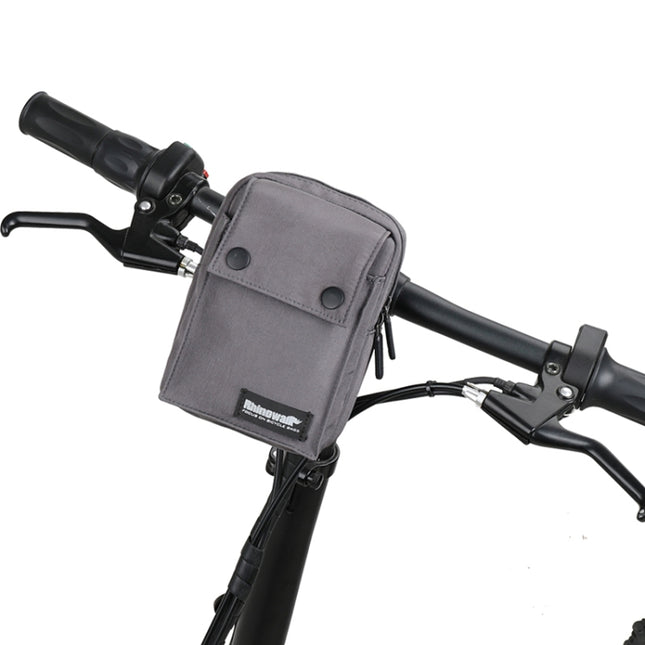 Rhinowalk Bicycle Handlebar Bag Multifunctional Storage Bag Waterproof Clutch(Gray)-garmade.com