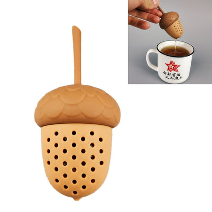 4 PCS Acorn Mini Tea Strainer Silicone Tea Leak Tea Maker-garmade.com