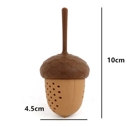 4 PCS Acorn Mini Tea Strainer Silicone Tea Leak Tea Maker-garmade.com