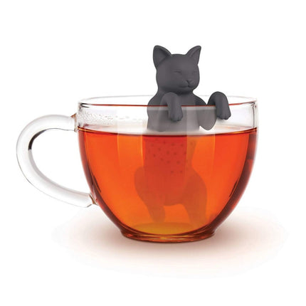 2 PCS Silicone Kitten Tea Maker Tea Leak(Gray)-garmade.com