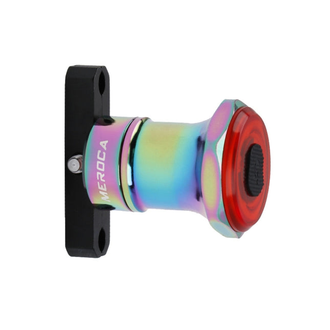 MEROCA MX2 Smart Sensor Brake Tail Light Mountain Bike Light USB Charging Road Bike Night Riding Tail Light, Color:Seat Cushion Installation Coloful-garmade.com