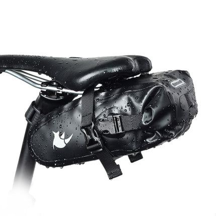 Rhinowalk TF550 Bicycle Tail Bag Waterproof Bicycle Saddle Bag Mountain Bike Back Seat Bag Riding Bag-garmade.com