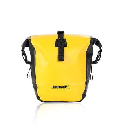 Rhinowalk Bicycle Fully Waterproof Shelf Backpack Medium and Long-distance Cycling Equipment Bag(Yellow)-garmade.com