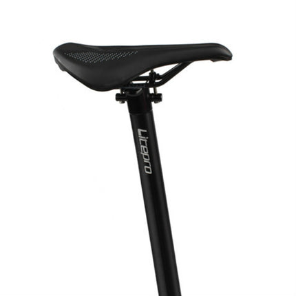 Litepro 412 Folding Bicycle Seatpost 33.9mm LP Plum Blossom Seat Tube, Colour: Black-garmade.com