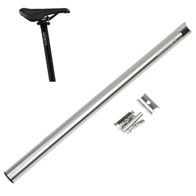Litepro 412 Folding Bicycle Seatpost 33.9mm LP Plum Blossom Seat Tube, Colour: Silver-garmade.com