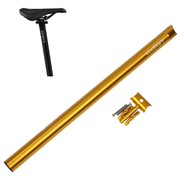 Litepro 412 Folding Bicycle Seatpost 33.9mm LP Plum Blossom Seat Tube, Colour: Golden-garmade.com