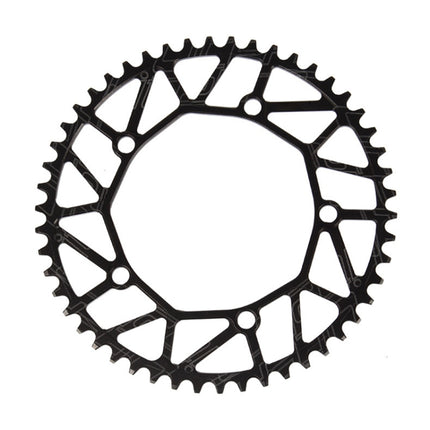 Litepro LP Positive and Negative Teeth Single Disc 130MM BCD Folding Bicycle Sprocket Wheel, Specification:56T(Black)-garmade.com