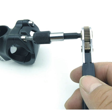 Mountain Bike 36-tooth Mini Ratchet Wrench Set Combination Repair Tool-garmade.com