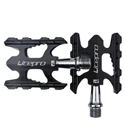 Litepro Ultralight Folding Bike Pedal K3 Bicycle Pedal, Color:Black-garmade.com