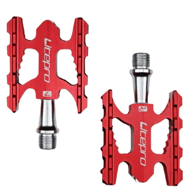Litepro Ultralight Folding Bike Pedal K3 Bicycle Pedal, Color:Red-garmade.com