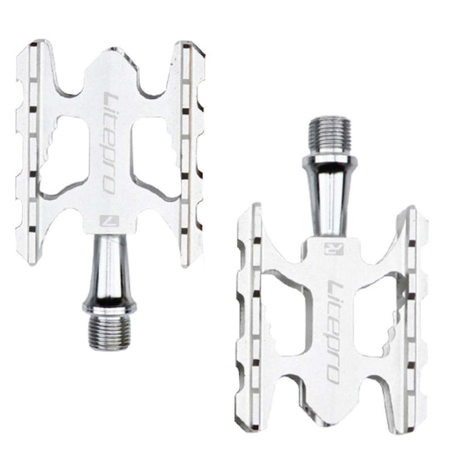 Litepro Ultralight Folding Bike Pedal K3 Bicycle Pedal, Color:Silver-garmade.com