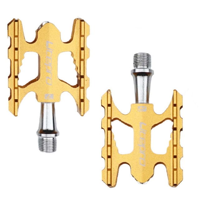 Litepro Ultralight Folding Bike Pedal K3 Bicycle Pedal, Color:Gold-garmade.com