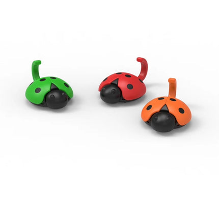 3 PCS Creative Cute Beetle Key Hook Gravity Sensor Wings Automatically Open Hook(Red)-garmade.com