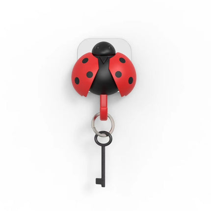 3 PCS Creative Cute Beetle Key Hook Gravity Sensor Wings Automatically Open Hook(Orange)-garmade.com