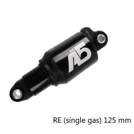 KindShock A5 Air Pressure Rear Shock Absorber Mountain Bike Shock Absorber Folding Bike Rear Liner, Size:125mm, Style:RE Single Gas-garmade.com