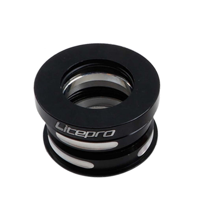 Litepro Folding Bike Headset 44mm Built-in Bearing Headset For Dahon BYA412 P18 P8 Headset, Color:Black-garmade.com