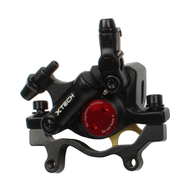 ZOOM HB100 Mountain Bike Hydraulic Brake Caliper Folding Bike Cable Pull Hydraulic Disc Brake Caliper, Style:Rear(Black)-garmade.com