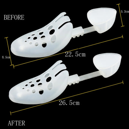 4 Pairs Plastic Shoe Support Adjustable Shaping Anti-crease Shoe Expander(Size 35-39)-garmade.com