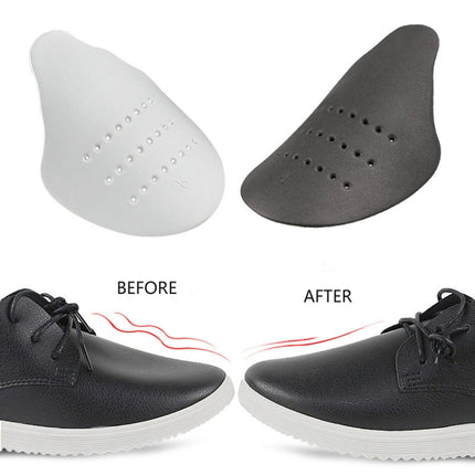 4 Pairs Shoes Head Anti-wrinkle Crease Sneaker Shield, Size:L (40-46)(White)-garmade.com