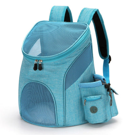 Go Out Portable Foldable Pet Cat and Dog Carry Backpack, Size:S (Light Blue)-garmade.com