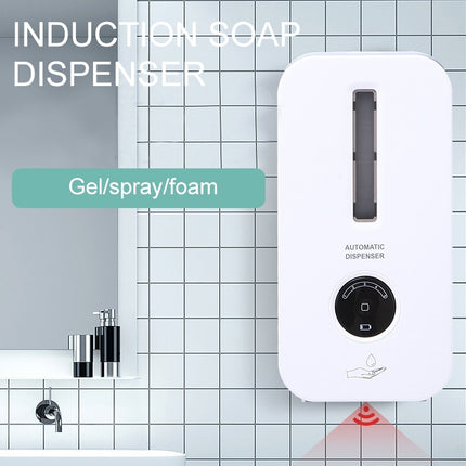 1000ml Automatic Induction Alcohol Disinfection Soap Dispenser 5 Levels Adjustable Wall-mounted Soap Dispenser, Specification: Gel Head-garmade.com