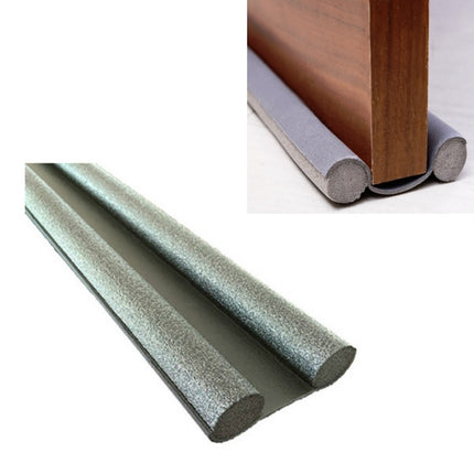 Door Gap Sealing & Sound Insulation Strip Door & Window Gap Wind-proof & Warm-keeping Paste Dust-proof Tape(Black)-garmade.com