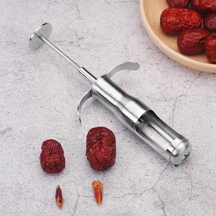 Stainless Steel Red Date Pitting Device Cherry Fruit Coring Device, Specification: Large-garmade.com