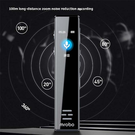MROBO A10 Professional Voice Recorder HD Noise Reduction Student MP3 Color Screen Player, Capacity: 8GB-garmade.com